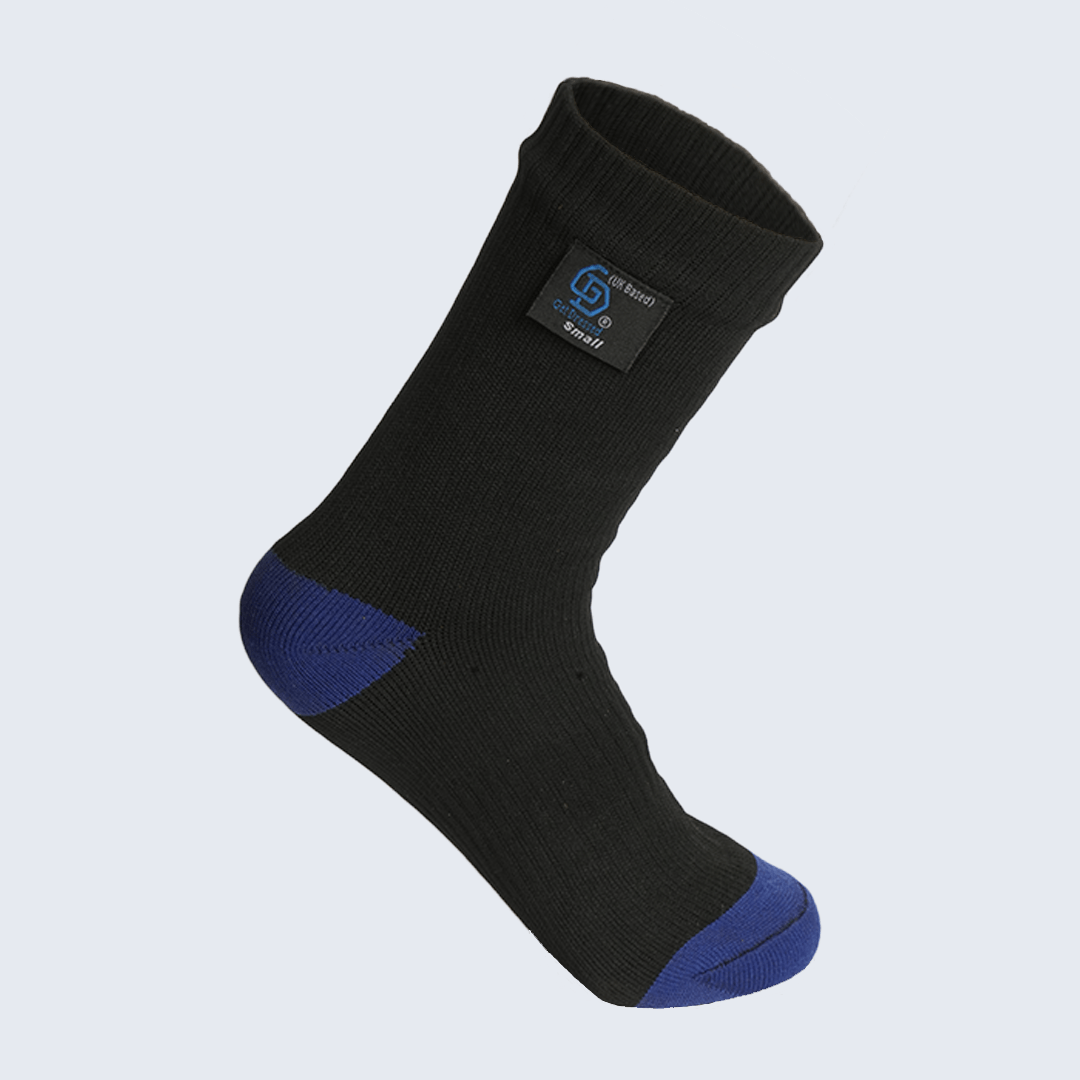 Get Dressed waterproof socks with triple-layer protection—designed for outdoor adventures, hiking, and wudhu. Breathable, durable, and fully waterproof for all-weather comfort.