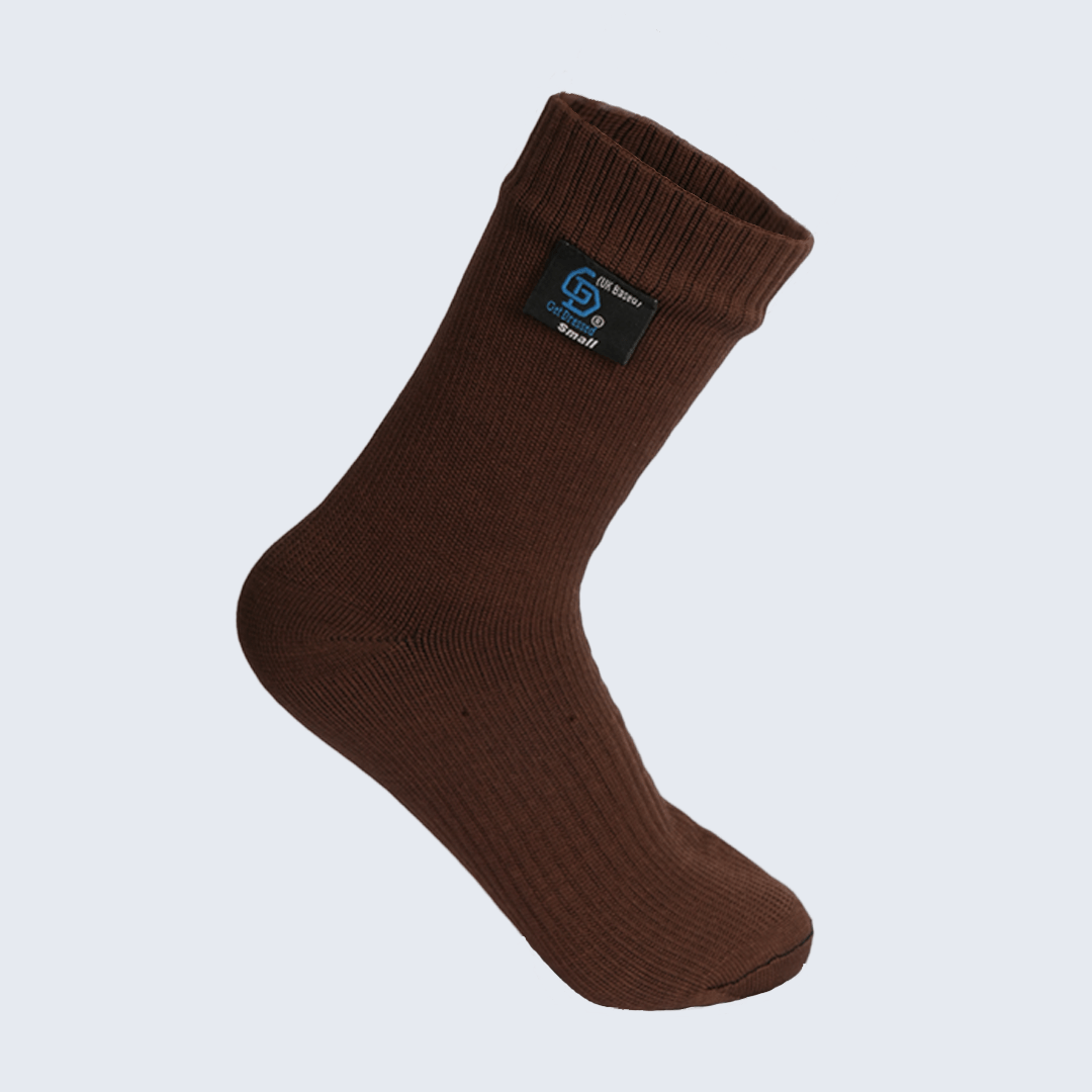 Get Dressed waterproof socks with triple-layer protection—designed for outdoor adventures, hiking, and wudhu. Breathable, durable, and fully waterproof for all-weather comfort.