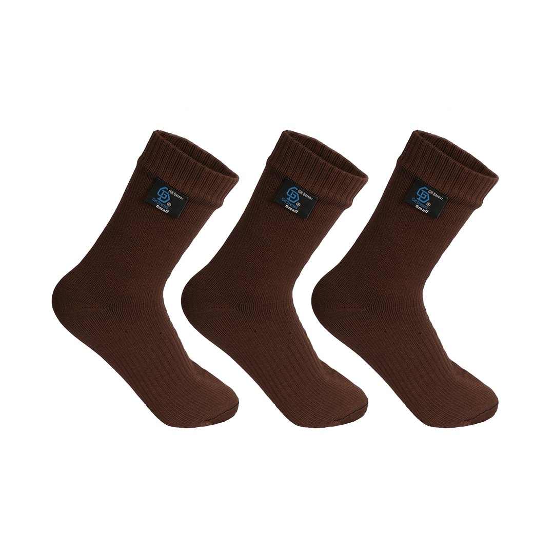 Get Dressed waterproof socks with triple-layer protection—designed for outdoor adventures, hiking, and wudhu. Breathable, durable, and fully waterproof for all-weather comfort.