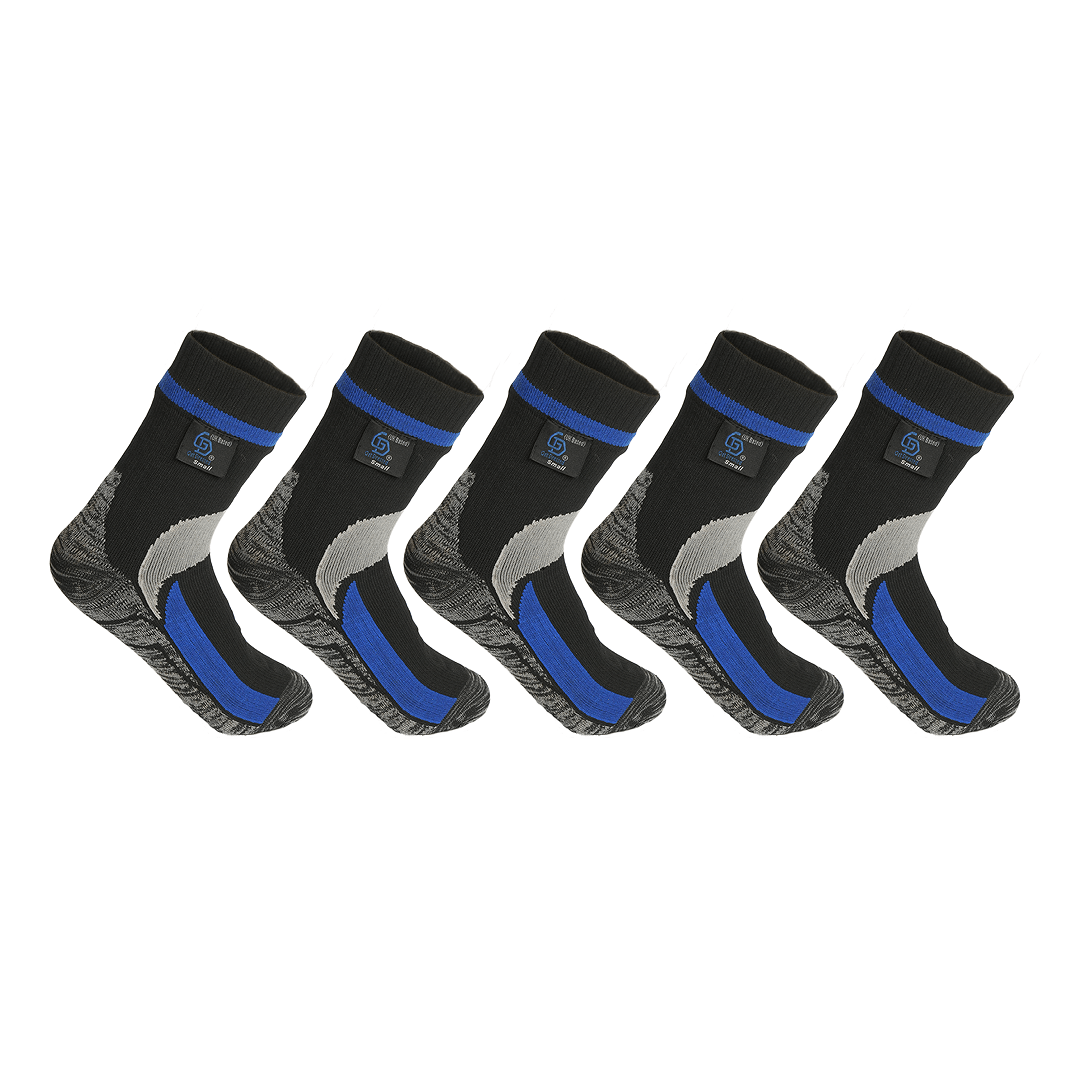 Get Dressed waterproof socks with triple-layer protection—designed for outdoor adventures, hiking, and wudhu. Breathable, durable, and fully waterproof for all-weather comfort.