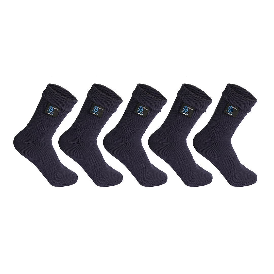 Get Dressed waterproof socks with triple-layer protection—designed for outdoor adventures, hiking, and wudhu. Breathable, durable, and fully waterproof for all-weather comfort.